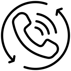 Callback Outline Icon