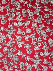 red fabric texture