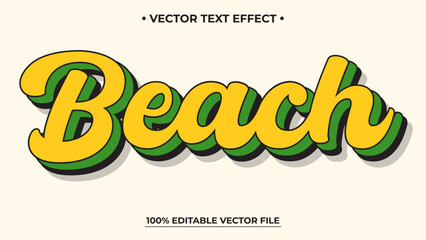 Editable text effect retro old school text in groovy style theme