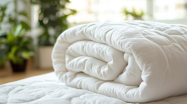 Lightweight cotton summer comforter