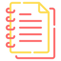 Obraz premium Icon Note Taking Tool