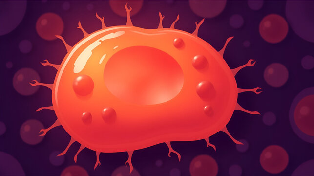 Mesothelial cell glyph icon
