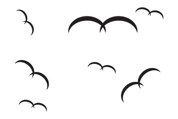 set of birds icon, birds vector illustration.