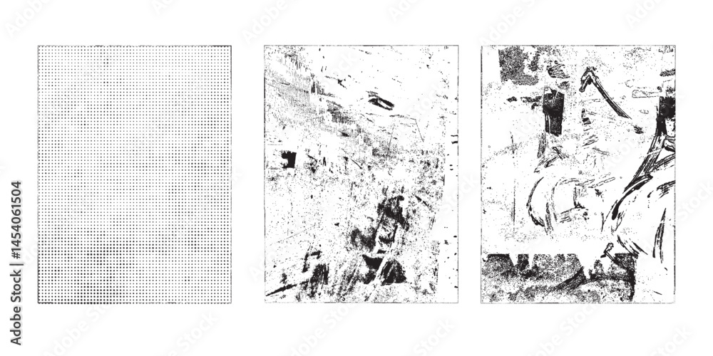Poster grunge urban backgrounds set.texture vector.dust overlay distress grain ,simply place illustration o