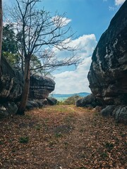 Fototapeta premium “Ta Muean Thom Ruins – Ancient Stone Border Between Thailand and Cambodia” 
