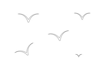 set of birds icon, birds vector illustration.