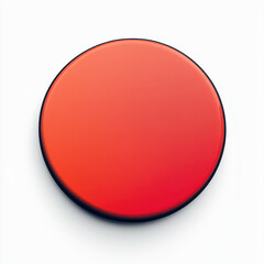 red round button