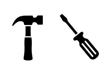 Hammer and screwdriver tools for home improvement