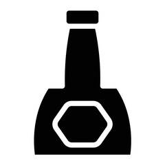 Flask Laboratory Bottle Glyph Icon