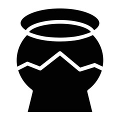 Jar Kitchen Pot Glyph Icon