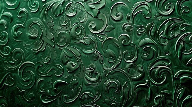 Bright and dark green pattern background