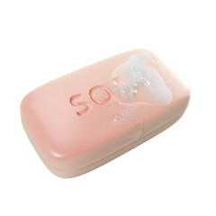 Clean soap and bubbles 3D render