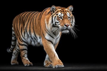 Fototapeta premium tiger on a rock