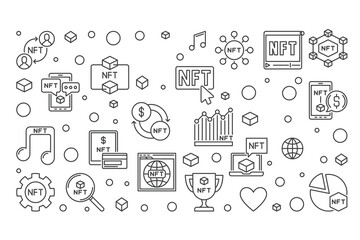 Crypto artwork symbols illustrate digital finance