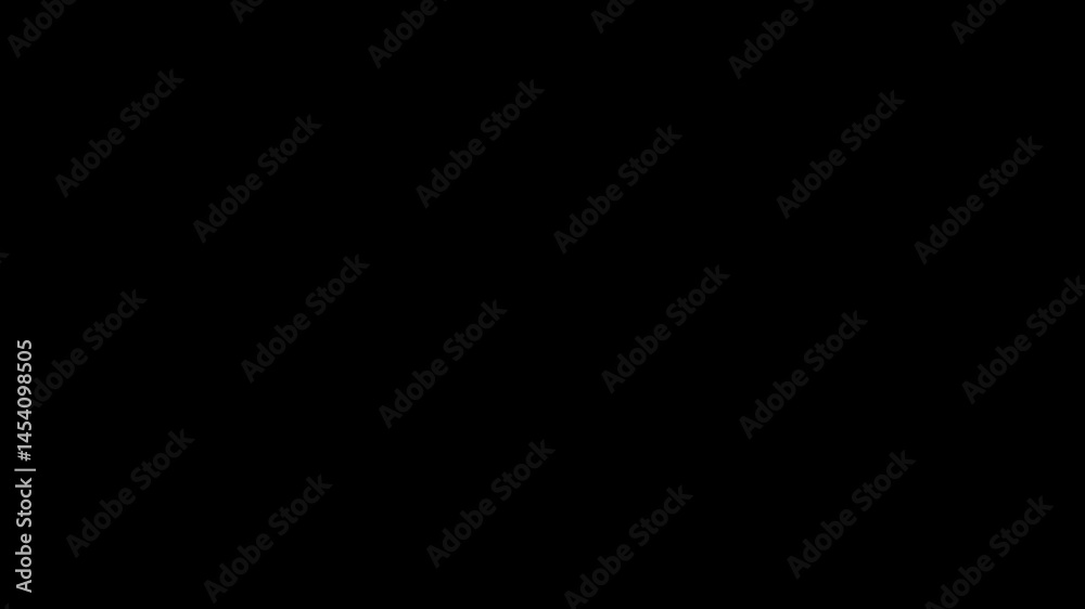 Poster directional arrow animation with looping motion and blinking navigation for overlay video and chroma