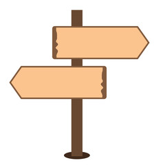 Wood Sign Information Shape