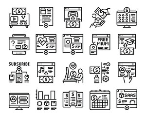 Digital subscriptions with financial transactions