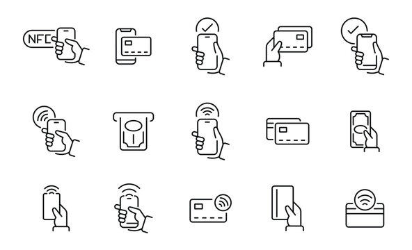 Diverse payment methods illustrated simply