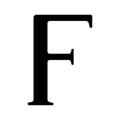 Letter F logo icon design template elements