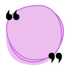 Quote vector bubbles text dialog message comment memo box. Quote bubble template speech frame chat dialogue information