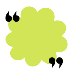 Quote vector bubbles text dialog message comment memo box. Quote bubble template speech frame chat dialogue information