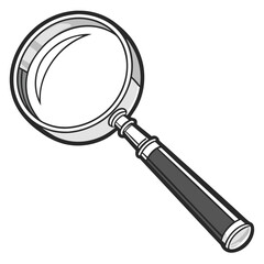 Premium Magnifying Glass Icon for UI