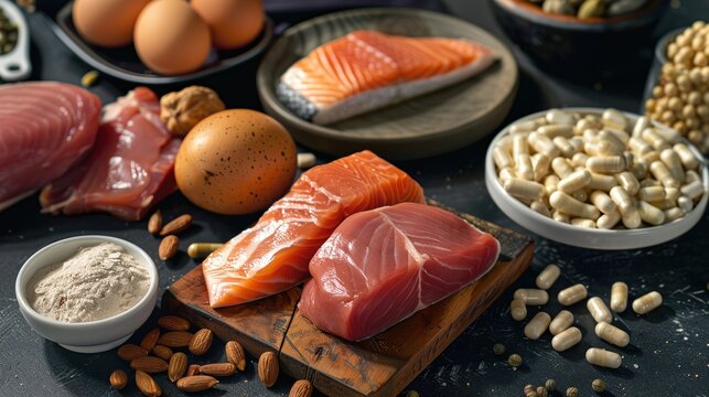 Fat burning protein combinations for shaping the body and losing weight