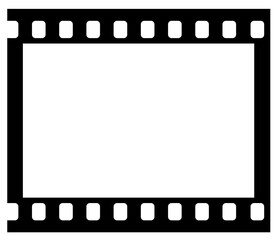 映画・写真・ネガフィルムの枠・飾り枠のアイコンコマ