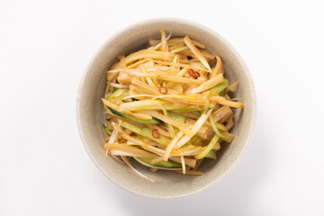 メンマとねぎと胡瓜和え