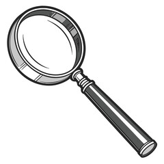 Premium Magnifying Glass Icon for UI
