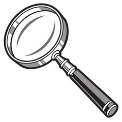 Premium Magnifying Glass Icon for UI