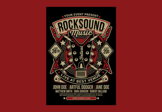 Rock Music Event Flyer
