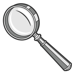 Premium Magnifying Glass Icon for UI
