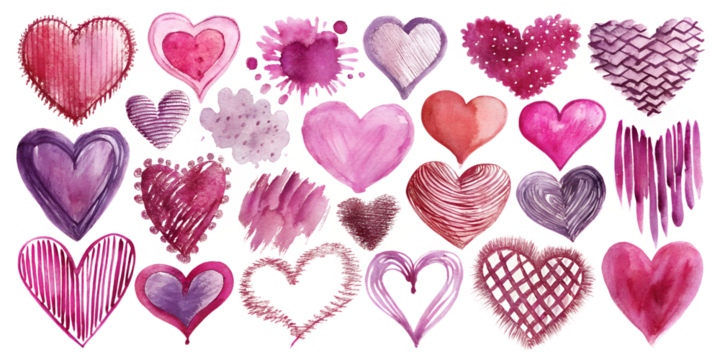 pink heart background