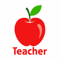 Apple-for-teacher Vector Printable Graphic Design for Teachers' Appreciation