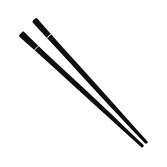 chopsticks isolated on white background