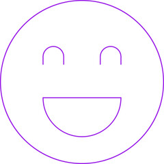 Smile icon single vector illustration