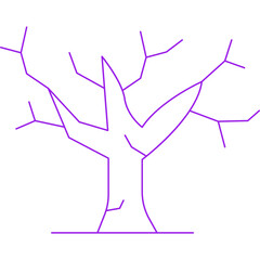 Tree icon single vector illustration