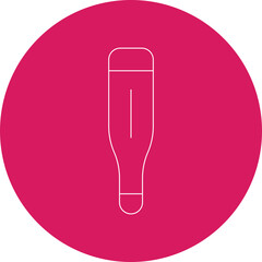 Thermometer icon single vector illustration