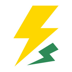 Icon Lightning Bolt Symbol