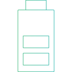 Battery icon single vector illustration