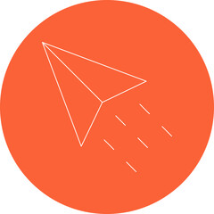 Message icon single vector illustration