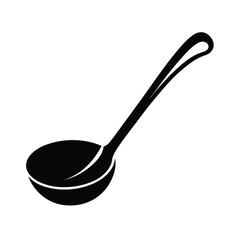  ladle soup serving spoon on white background