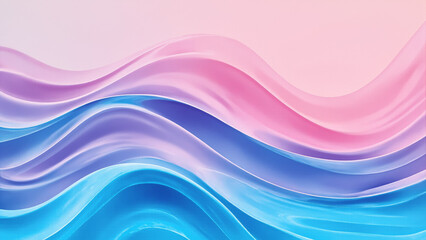 Obraz premium Gradient Colored Abstract Wave Smooth Flowing Texture Vibrant Fluid Art Modern Elegant Dynamic Background Wallpaper