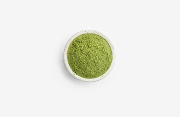 Kale powder top view