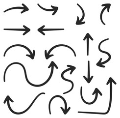 set of vector arrows