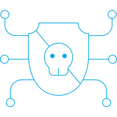 VPN icon single vector illustration