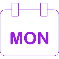 Calendar icon single vector illustration