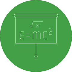 Chart icon single vector illustration