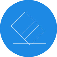 Eraser icon single vector illustration